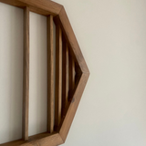 Hexágono Paralelo Deco Pared by SB Wood Studio