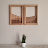 Horizonte de Montañas Set 2 by SB Wood Studio