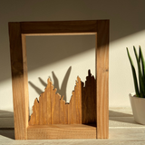 Silhouette de la forêt perdue par SB Wood Studio